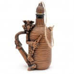 Bottle with witch